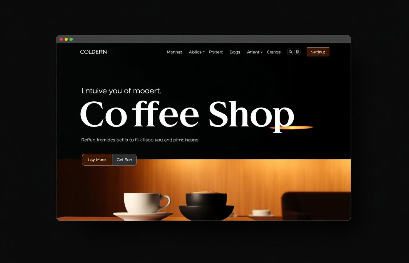 Roofing Website Concept